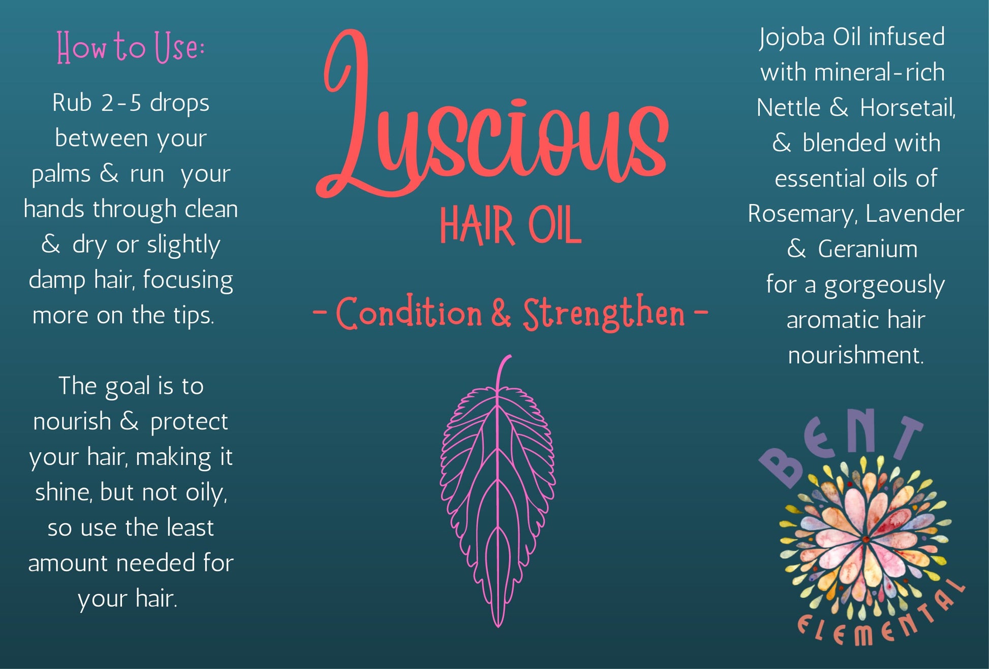 Luscious Hair Oil | Condition & Strengthen